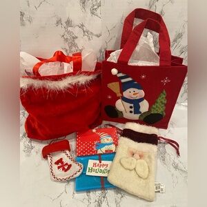 Christmas/Holiday Bundle - gift bags & gift cards holder